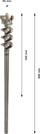 Сверло Bosch PRO SDS max-9 Break Through, диаметр 65 мм.