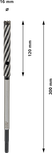 Сверло Bosch PRO SDS plus для резки арматуры, 16 x 300 мм.