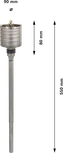 Коронкорез Bosch PRO SDS max-5 90 мм с 8 зубьями.