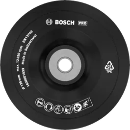 Мягкая опорная пластина Bosch PRO 125 мм для шлифовальных машин.