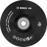 Мягкая опорная пластина Bosch PRO 125 мм для шлифовальных машин.