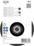 Опорная подушка Bosch PRO 115 мм, резьба M14, застежка-липучка.