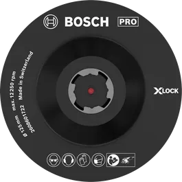 Опорная подушка Bosch PRO X-Lock 125 мм с креплением на липучке.