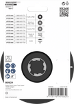 Опорная подушка Bosch PRO 125 мм SCM для шлифовальных машин X-LOCK.