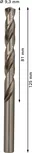Сверло Bosch PRO Metal HSS-G 9,3 мм.