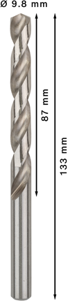 Сверло Bosch PRO Metal HSS-G 9,8 мм.