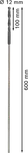 Сверло Bosch PRO Wood HSS для монтажа, 12x600 мм.