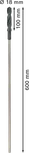Сверло Bosch PRO Wood HSS для монтажа, диаметр 18 мм.