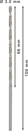 Сверло Bosch PRO Metal HSS-G длиной 3 мм.