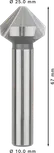 Зенкерное сверло Bosch PRO из быстрорежущей стали (HSS) для мягких металлов, 25 x 67 мм.