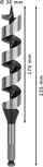 Сверло для древесины Bosch PRO 30 x 170 x 235 мм.
