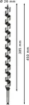 Сверло Bosch PRO Wood Auger Bit 26 мм для глубокого сверления древесины.