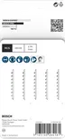 Комплект из 100-миллиметровых пильных полотен для лобзика Bosch PRO Wood precise T144DP.