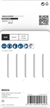 Набор пильных полотен для лобзика Bosch PRO Hardwood clean curve T101AOF, 83 мм.
