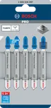Пильные полотна Bosch PRO из нержавеющей стали T118EFS, комплект из 5 штук.