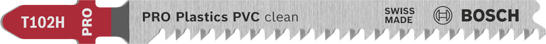 Пильный диск Bosch PRO Plastics PVC clean T102H для лобзика.