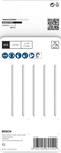 Пильные полотна Bosch PRO Plastics PVC clean T302H для лобзика, 132 мм, комплект из 5 штук.