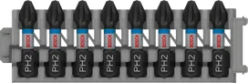 Набор из 8 бит Bosch PRO Phillips Impact PH2 25 мм.