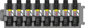 Набор из 8 бит Bosch PRO Torx Impact T25 25 мм.