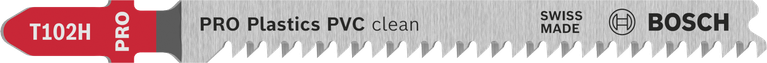 Пильный диск Bosch PRO Plastics PVC clean T102H для лобзика.