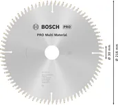 Пильный диск Bosch PRO Multi Material диаметром 216 мм.