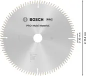 Пильный диск Bosch PRO Multi Material 254 мм.