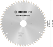Пильный диск Bosch PRO Multi Material 210 мм.