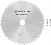 Пильный диск Bosch PRO Multi Material 230 мм.
