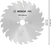 Пильный диск Bosch PRO Wood 160 мм T24 для циркулярной пилы.