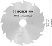 Пильный диск для циркулярной пилы Bosch PRO Construct по дереву, 180 мм.