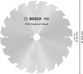Пильный диск Bosch PRO Construct Wood 315x30 мм.