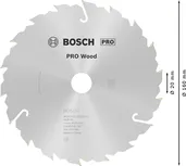 Пильный диск Bosch PRO для циркулярной пилы по дереву, диаметр 160 мм.