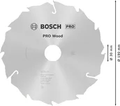Пильный диск Bosch PRO для циркулярной пилы по дереву, 190 мм, тип T12.