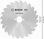 Пильный диск для циркулярной пилы Bosch PRO по дереву 190x30 мм T24.