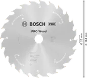 Пильный диск Bosch PRO Wood для аккумуляторной циркулярной пилы T24, 184 мм.
