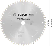 Пильный диск Bosch PRO из алюминия для аккумуляторных пил.