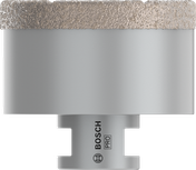 Сухой корончатый сверло Bosch PRO Ceramic диаметром 70 мм для сверления отверстий под плитку.