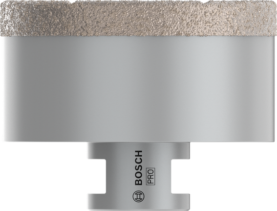 Сухой корончатый резак Bosch PRO для керамической плитки, диаметр 80 мм.