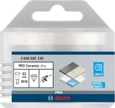 Сухой корончатый сверло Bosch PRO для керамической плитки, диаметр 83 мм, для сверления отверстий под плитку.