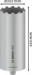 Колонкорез Bosch PRO, влажный, 202x450 мм, с 12 зубьями.