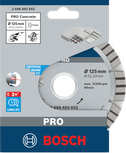 Алмазный диск по бетону Bosch PRO 125×22,23 мм.