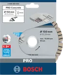 Алмазный диск Bosch PRO по бетону 150×22,23 мм.