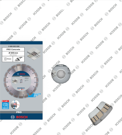 Алмазный диск Bosch PRO по бетону 300×22,23 мм.