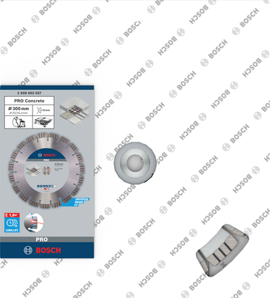 Алмазный диск по бетону Bosch PRO 300×20/25,4 мм.