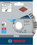 Абразивный алмазный диск Bosch PRO 125×22,23 мм.