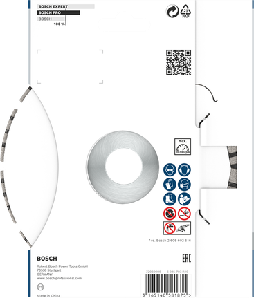 Абразивный алмазный диск Bosch PRO 150 x 22,23 мм.