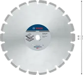 Алмазный диск Bosch PRO Asphalt 450 мм для резки асфальта.