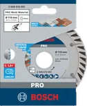 Алмазный диск Bosch PRO Multi Material 115×22,23 мм.