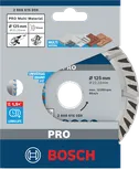 Алмазный диск Bosch PRO Multi Material 125×22,23 мм.
