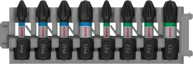 Набор бит для ударной отвертки Bosch PRO 8 шт. 25 мм.